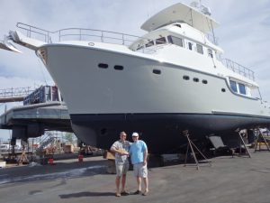 Jeff and Leo during haul out