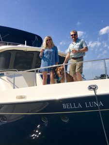 Rob and Deanna on Bella Luna