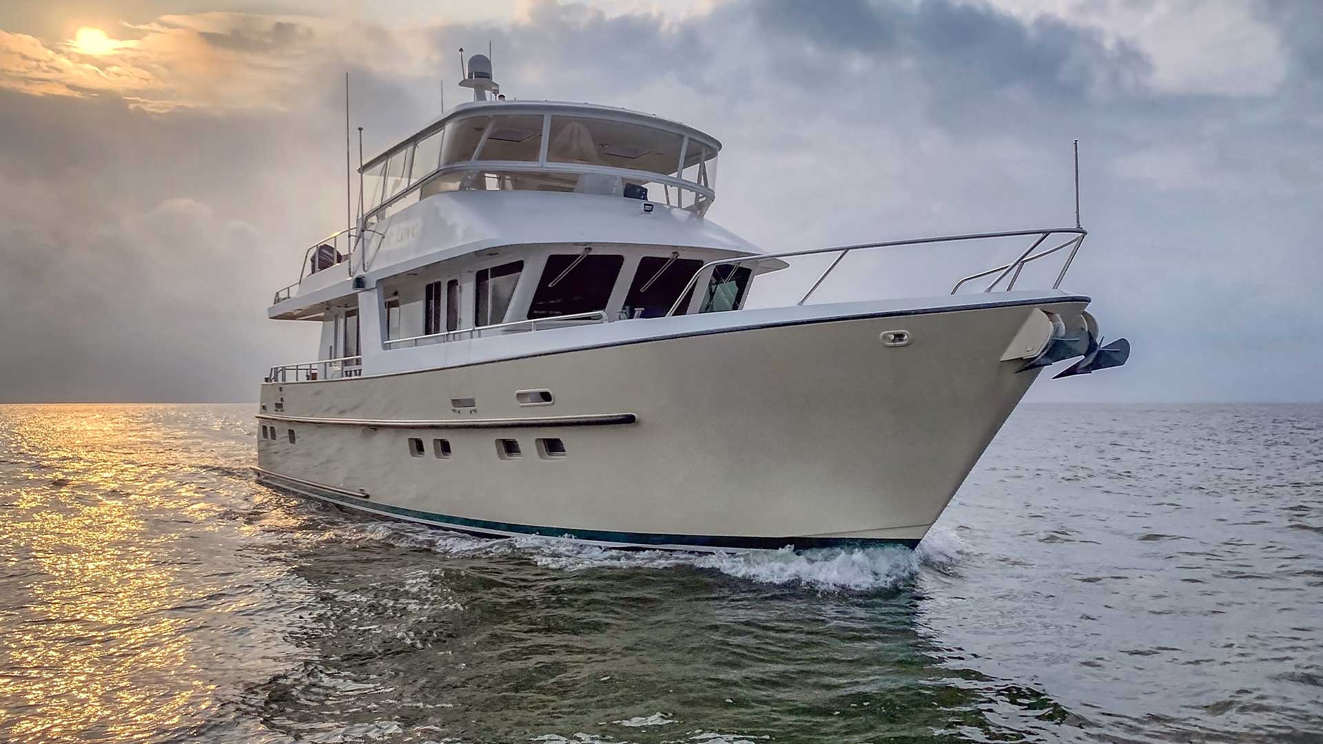 motor yacht trawler for sale