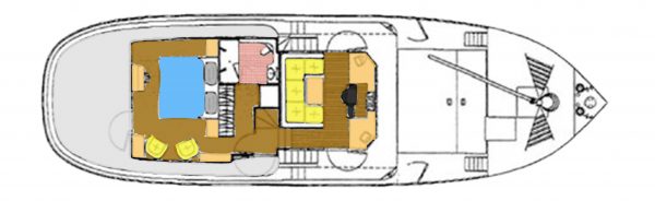 Florida Bay Coaster 65 - Red Head Pilot House Deck
