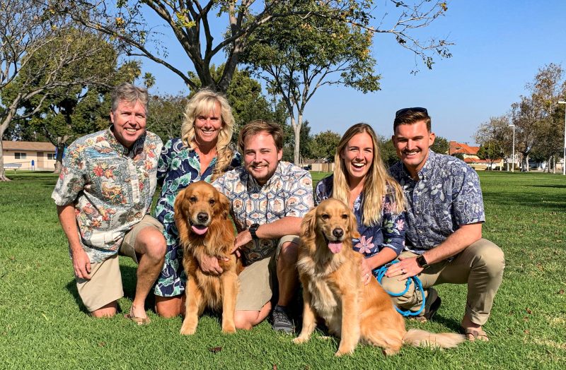 Jeff Merrill and his family 