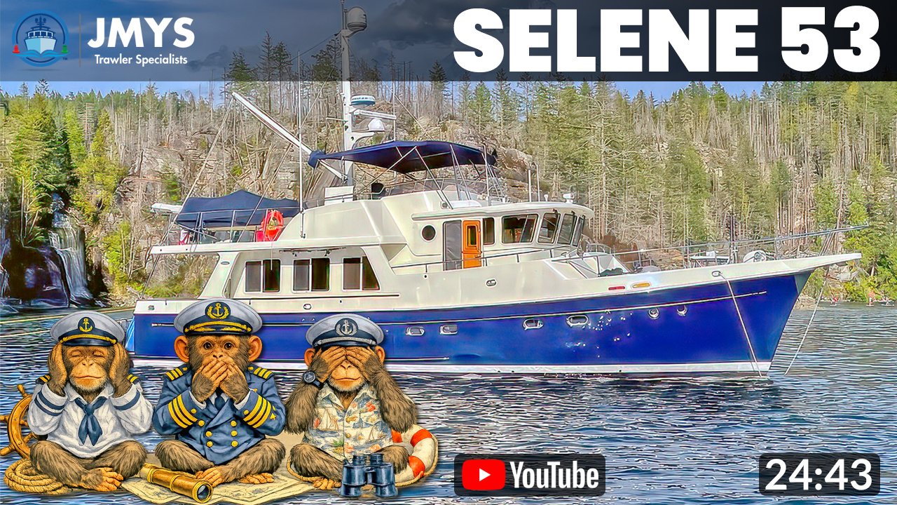 Selene 53 Big Smile TrawlAboard Yacht Tour Social